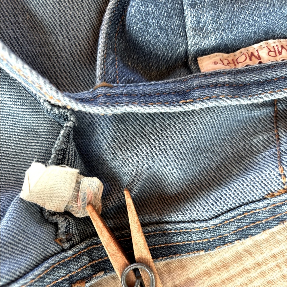 Vintage 70’s Union Made Denim Wrap Skirt - Picture 9 of 9